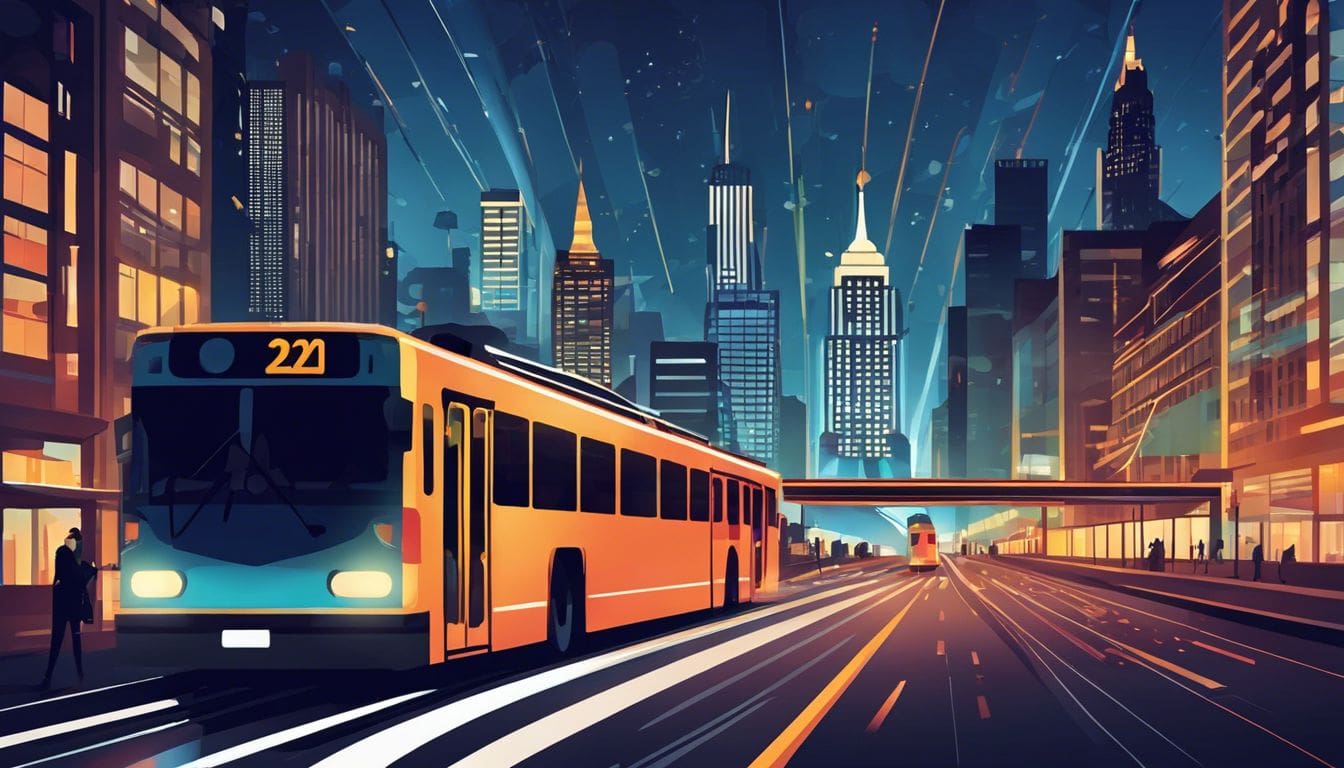 Een jaarabonnement voor het openbaar vervoer in een drukke stad.