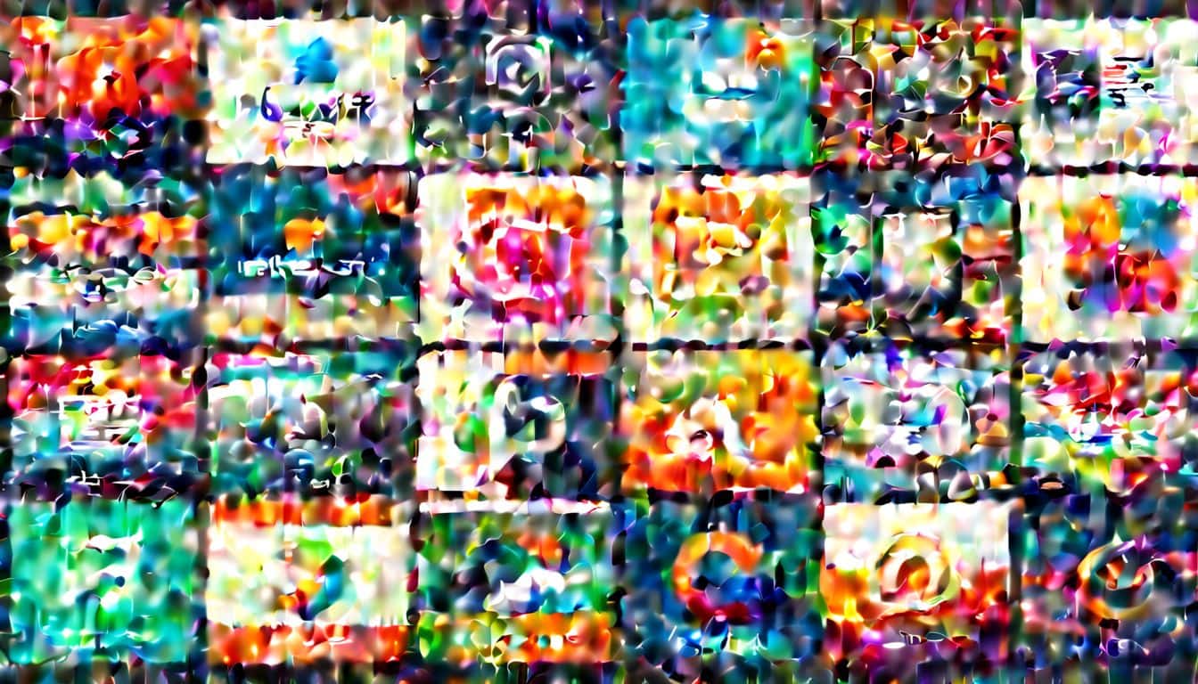 Een stapel favoriete website logo's met een RSS-feed icoon in een strak en modern ontwerp.