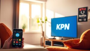 Een comfortabele woonkamer met moderne technologie en entertainment.