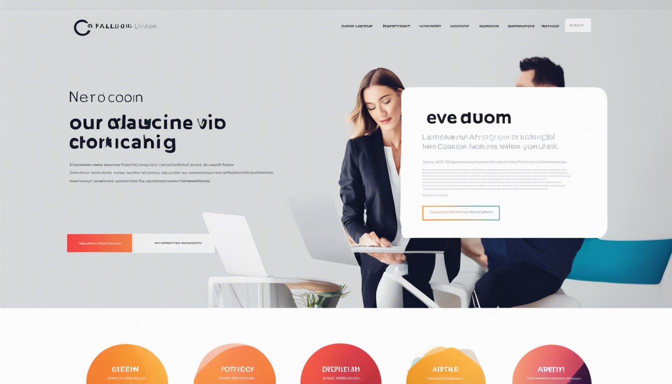 Een moderne CV-website met een defecte abonnementsknop en diverse inhoud.